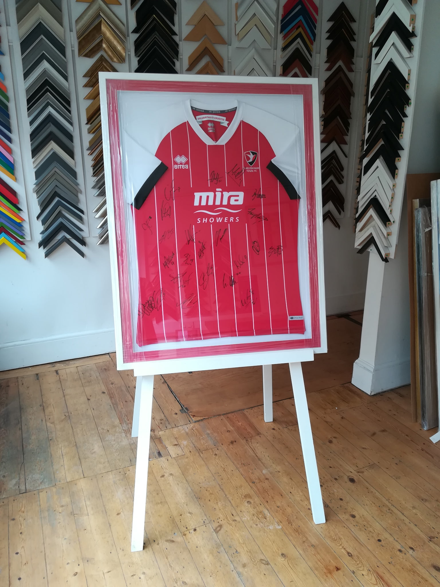 Signed Cheltenham Town shirt