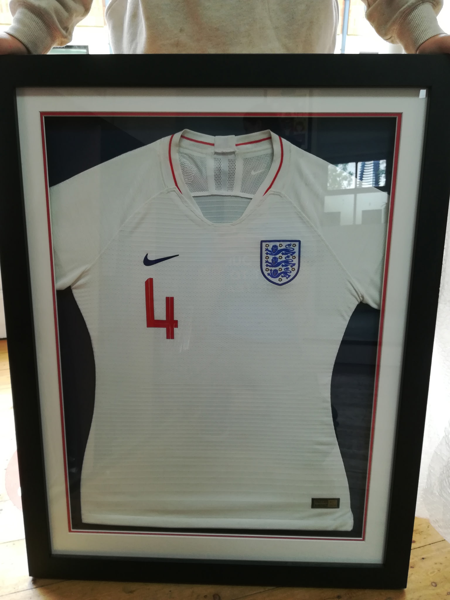 Framed England shirt